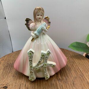 Josef Originals Vintage 14th Birthday Angel Ceramic Figurine